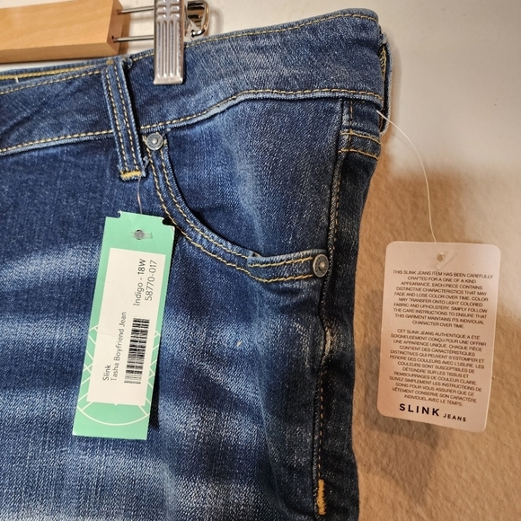 NWT Slink Tasha Boyfriend Curvy Jeans Stitch Fix Size 18W - Picture 13 of 16